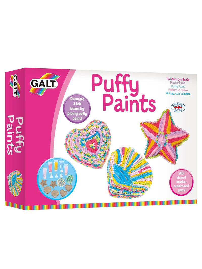 Galt Puffy Paints craft set with beads and nozzles (British brand)