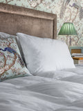 Laura Ashley white mulberry silk pillow, UK version