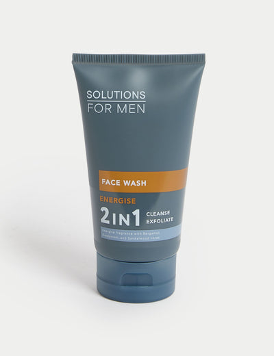 M&S Solutions for Men ENERGISE Face Wash 150ml- Buy online at McGrocer