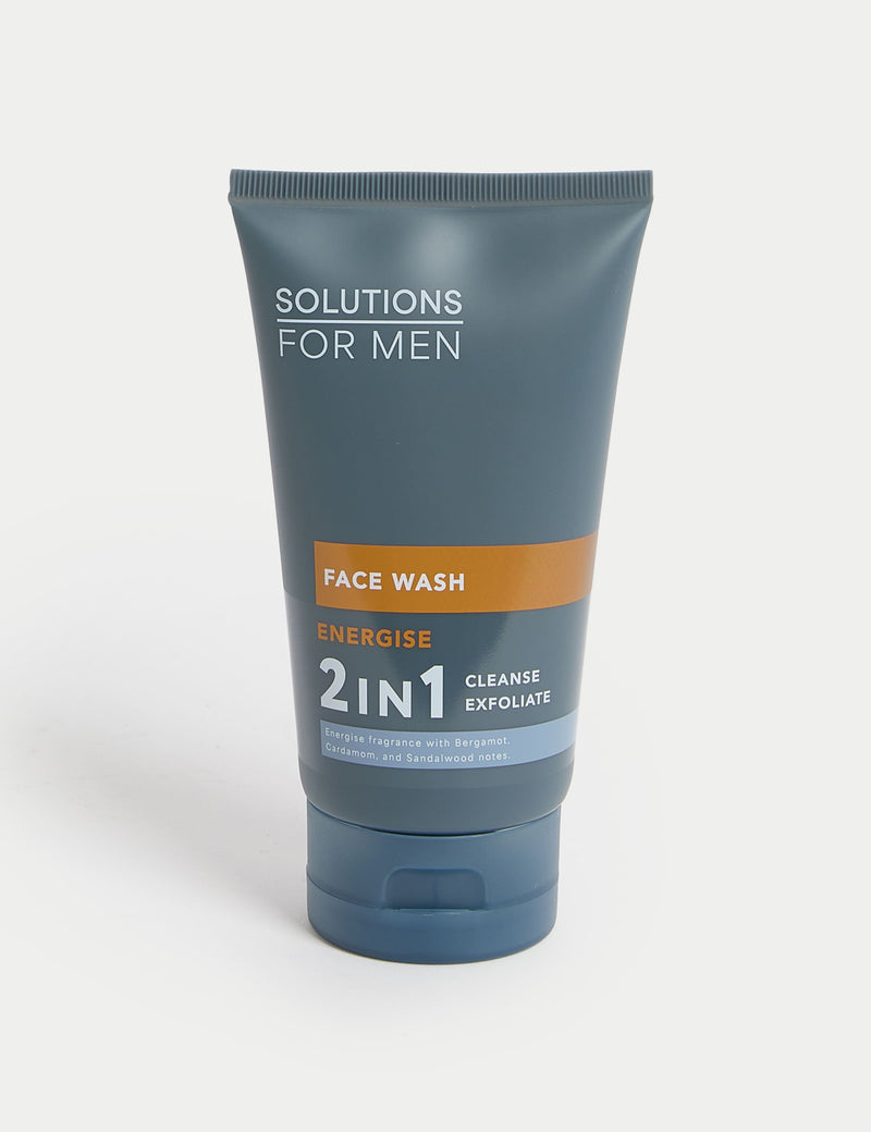 Solutions for Men ENERGISE face wash 150ml - British product