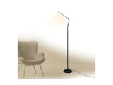 LED floor lamp with gooseneck and touch dimmer, imported from the UK