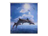 lidl Shower Curtain With Dolphins W180 x H180cm- Buy online at McGrocer