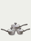 Prestige Earth Pan non-stick saucepan set of 3 - British product