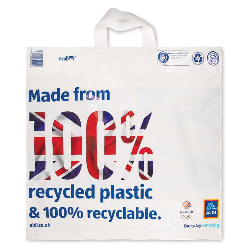 Eco Loop carrier bag made with gluten material - British product