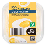Egg mayonnaise deli filler with chopped boiled egg, imported from the UK