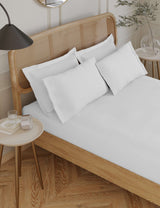 M&S Egyptian Cotton 230 Thread Count Fitted Sheet for 25cm Deep Mattresses- Buy online at McGrocer