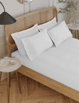 Egyptian Cotton 230 Thread Count Fitted Sheet for 25cm Deep Mattresses