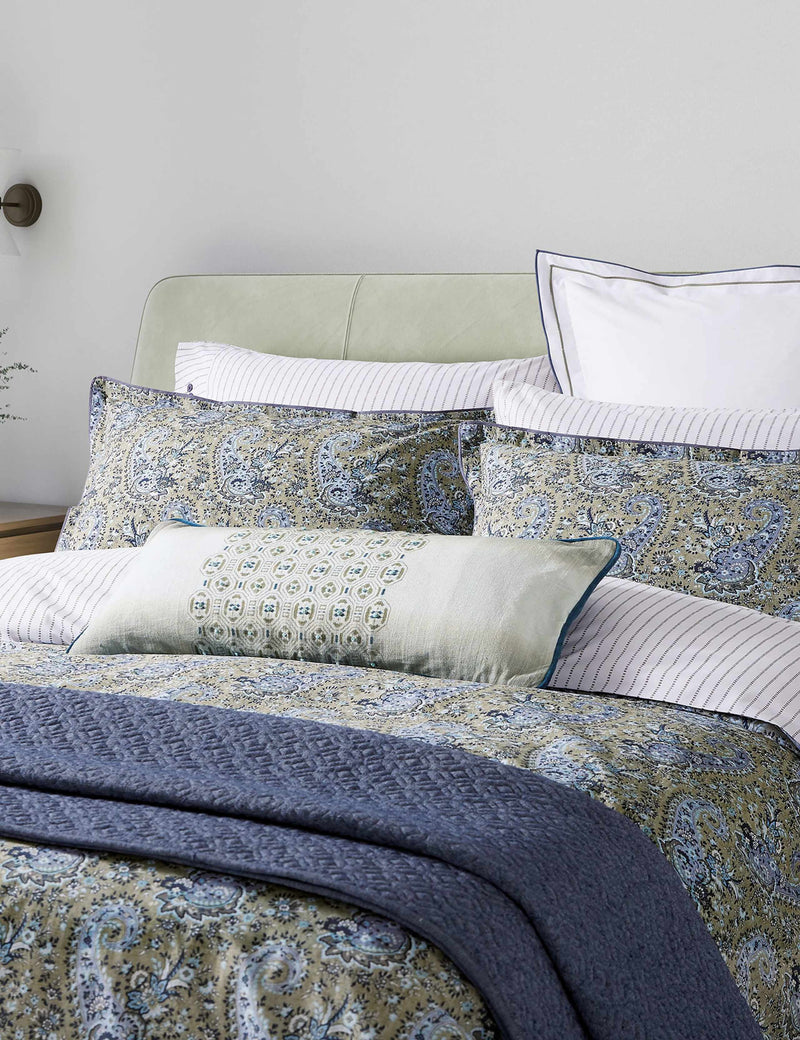 Bedeck of Belfast geometric rectangle cushion 70 cm (British brand)