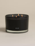 Electric Neroli 4-wick candle in glass vessel (British brand)