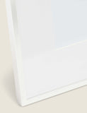 Elegant photo frame 3x3 inch brushed silver - British product