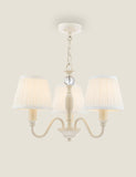 Laura Ashley Ellis pendant light 30cm with fabric shades, UK version