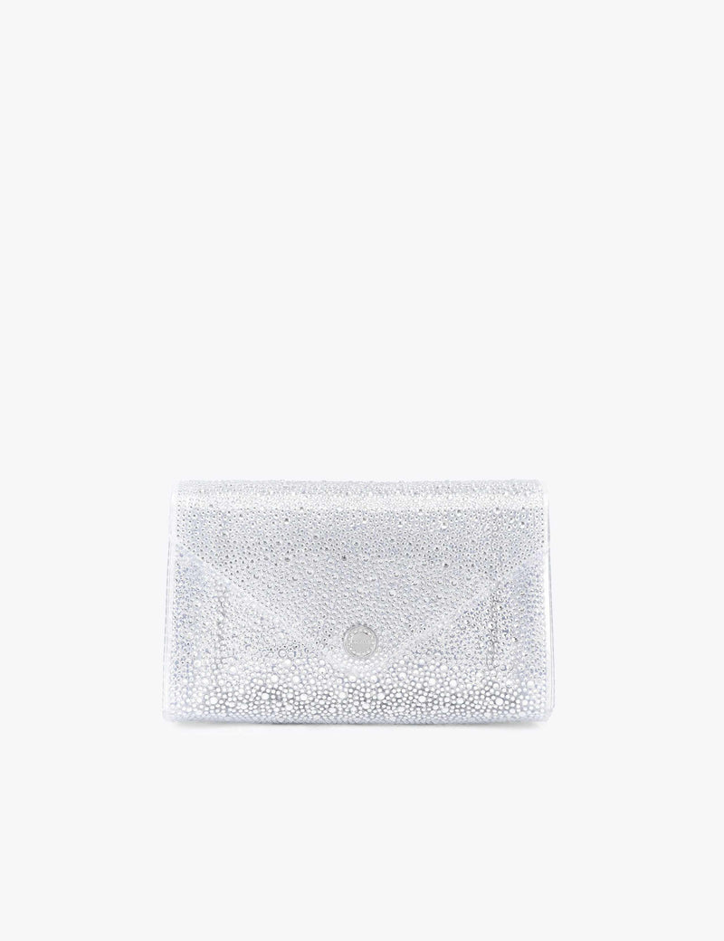 Carvela embellished chain strap clutch bag, imported from the UK