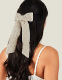 Accessorize embellished pearl bow hair clip, imported from the UK