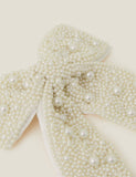 Accessorize embellished pearl bow hair clip, imported from the UK