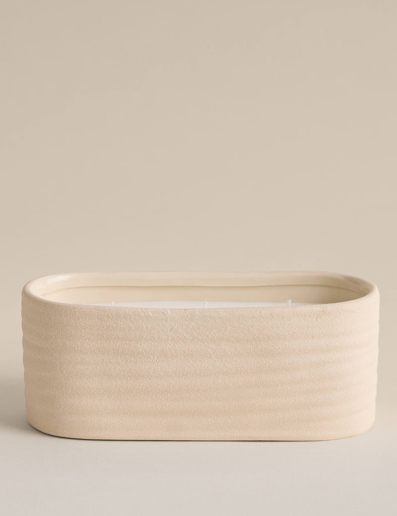 Ember ceramic 3 wick candle, imported from the UK