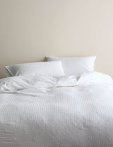 M&S Embroidered Floral Seersucker Bedding Set- Buy online at McGrocer