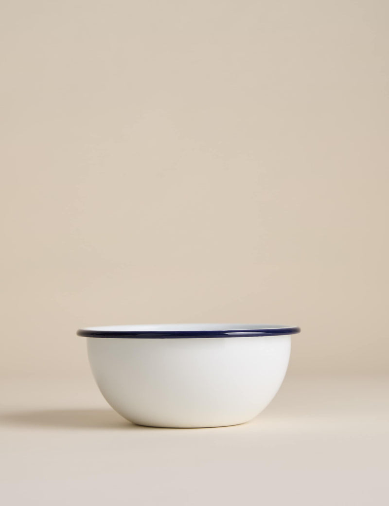 Kleine Rührschüssel aus Emaille, 16 cm - Britisches Produkt