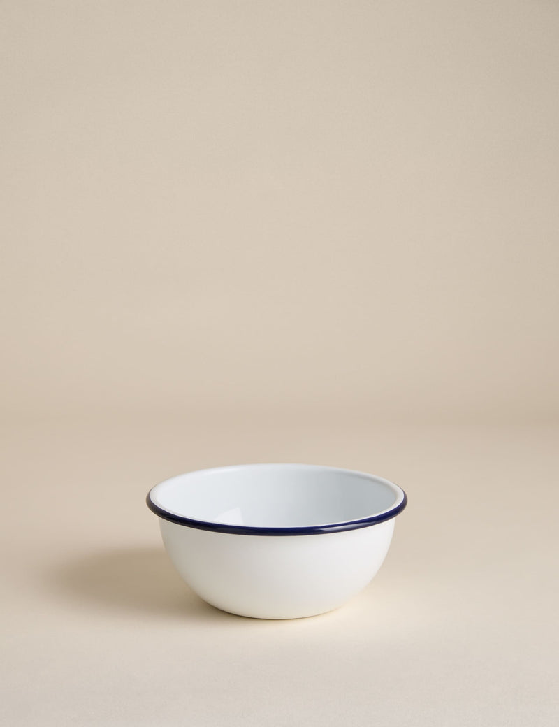 Kleine Rührschüssel aus Emaille, 16 cm - Britisches Produkt