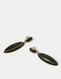 Enamel drop earrings with zinc alloy and enamel, imported from the UK