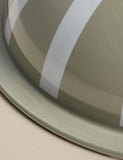 M&S enamel striped serving bowl stoneware - British brand