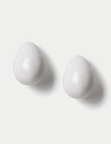 M&S Enamel Teardrop Stud Earrings- Buy online at McGrocer