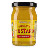 Traditional English mustard condiment - British product
