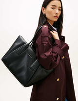 M&S Tommy Hilfiger Essential Faux Leather Tote Bag- Buy online at McGrocer