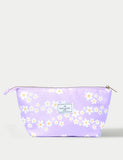 The Flat Lay Co padded makeup pouch Lilac Daisy, UK version
