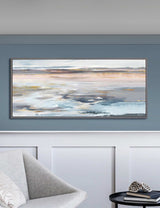 M&S Gallery Direct Even Tide Rectangle Framed Art Wall Art Extra Large- Buy online at McGrocer