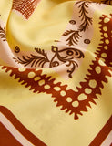 Jaeger extra large silk blend patterned scarf 130cm (British brand)