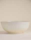 Extra large ribbed ceramic mixing bowl - British product