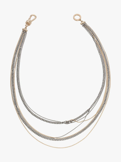Next AllSaints Gold Tone Mixed Layered Necklace- Buy online at McGrocer