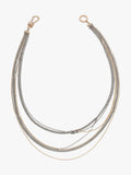 AllSaints gold tone mixed layered necklace - British product