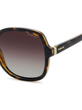 Polaroid brown square sunglasses with jewel embellishment - British product