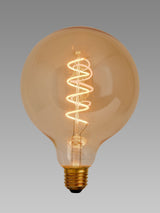 Next LED Retro Spiral Globe Light Bulb ES 4W 125mm- Buy online at McGrocer