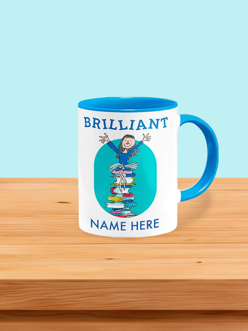Star Editions Matilda Roald Dahl Personalised Coloured Mug 11oz, imported from the UK