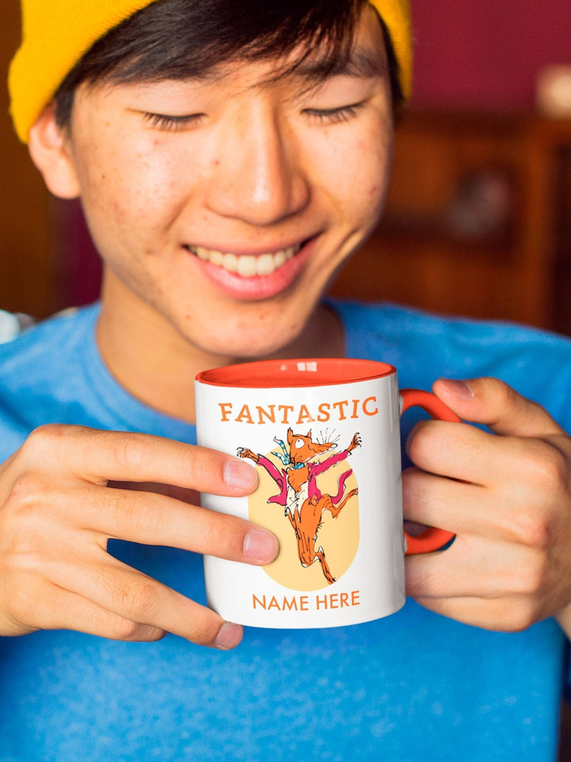 Star Editions Fantastic Mr Fox Personalised Coloured Mug 11oz - British product
