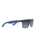 Ray-Ban Justin square sunglasses transparent blue frame - British product