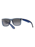 Ray-Ban Justin square sunglasses transparent blue frame - British product