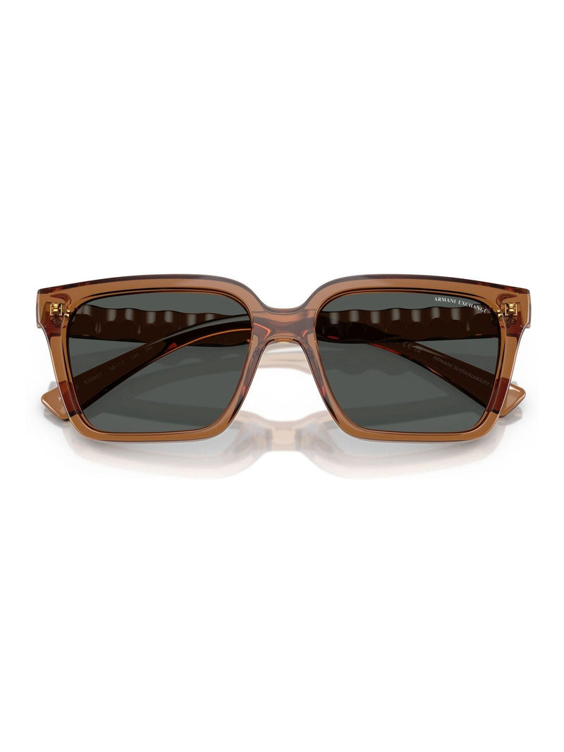 Armani Exchange brown square sunglasses, imported from the UK