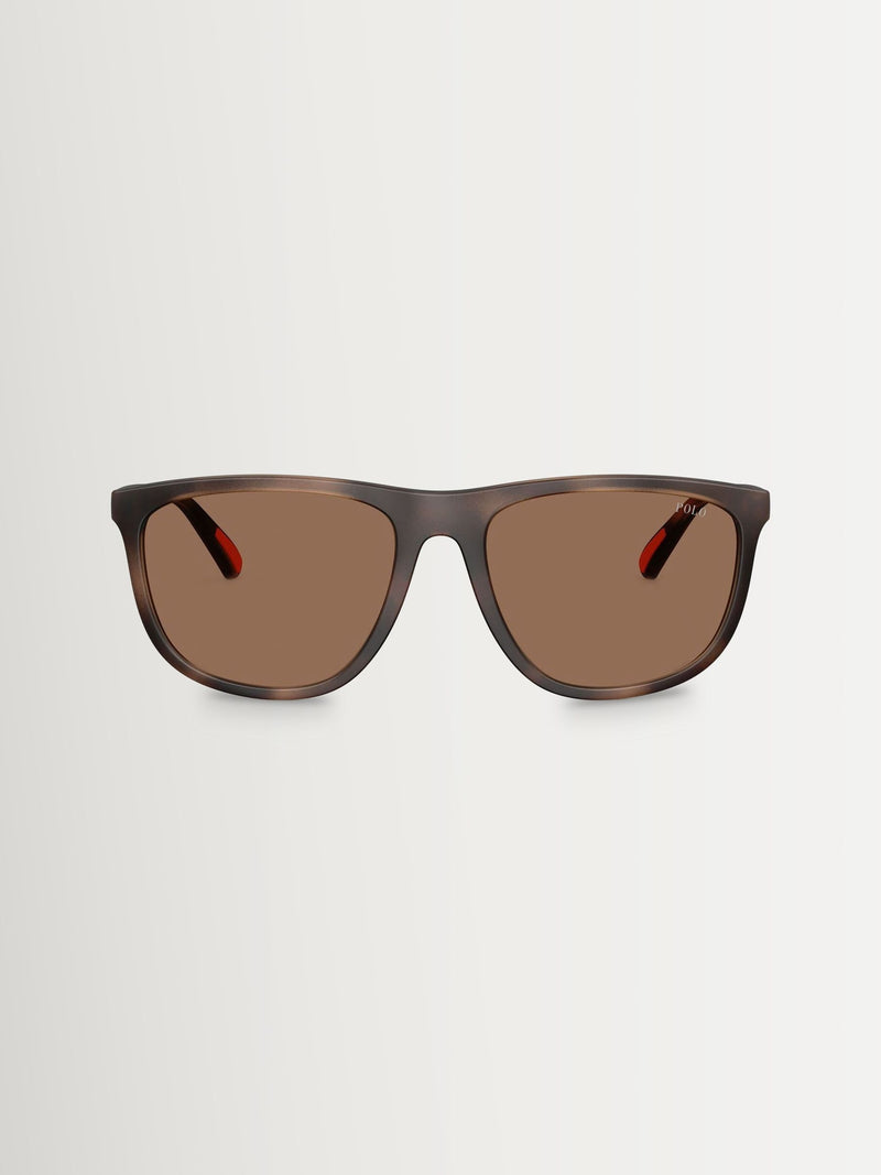 Polo Ralph Lauren brown PH4224U rectangle sunglasses - British product