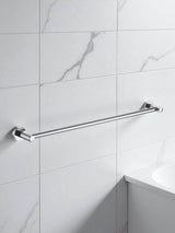 Showerdrape Silver Modernity Wall Mounted Towel Rail Bathroom Accessory 50cm