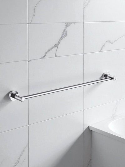 Showerdrape Silver Modernity veggmontert håndklestang baderomstilbehør 50cm