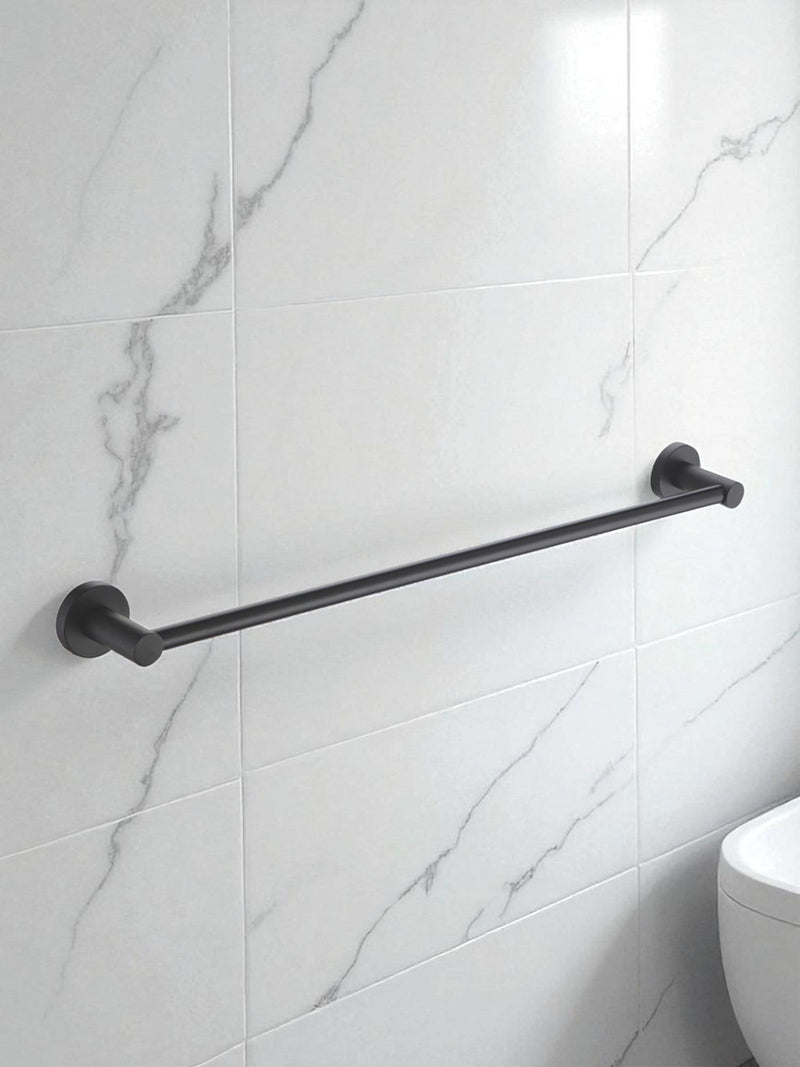 Showerdrape black bathroom accessory set - British product