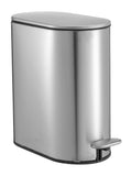 Showerdrape Silver Fortuna 5L bathroom pedal bin (British brand)