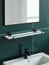 Next Showerdrape Black Unity Wall Mounted Vanity Shelf- Buy online at McGrocer