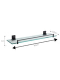 Showerdrape black unity vanity shelf wall mounted (British brand)
