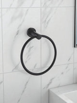 Next Showerdrape Black Modernity Wall Mounted Towel Ring- Buy online at McGrocer