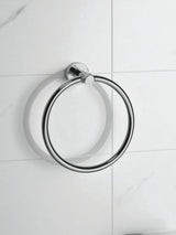 Next Showerdrape Silver Modernity Wall Mounted Towel Ring- Buy online at McGrocer