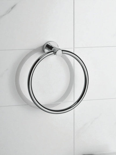 Showerdrape Silver Modernity veggmontert håndklestang